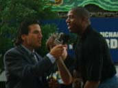 Magic Johnson at the Space Jam premiere - November 10, 1996